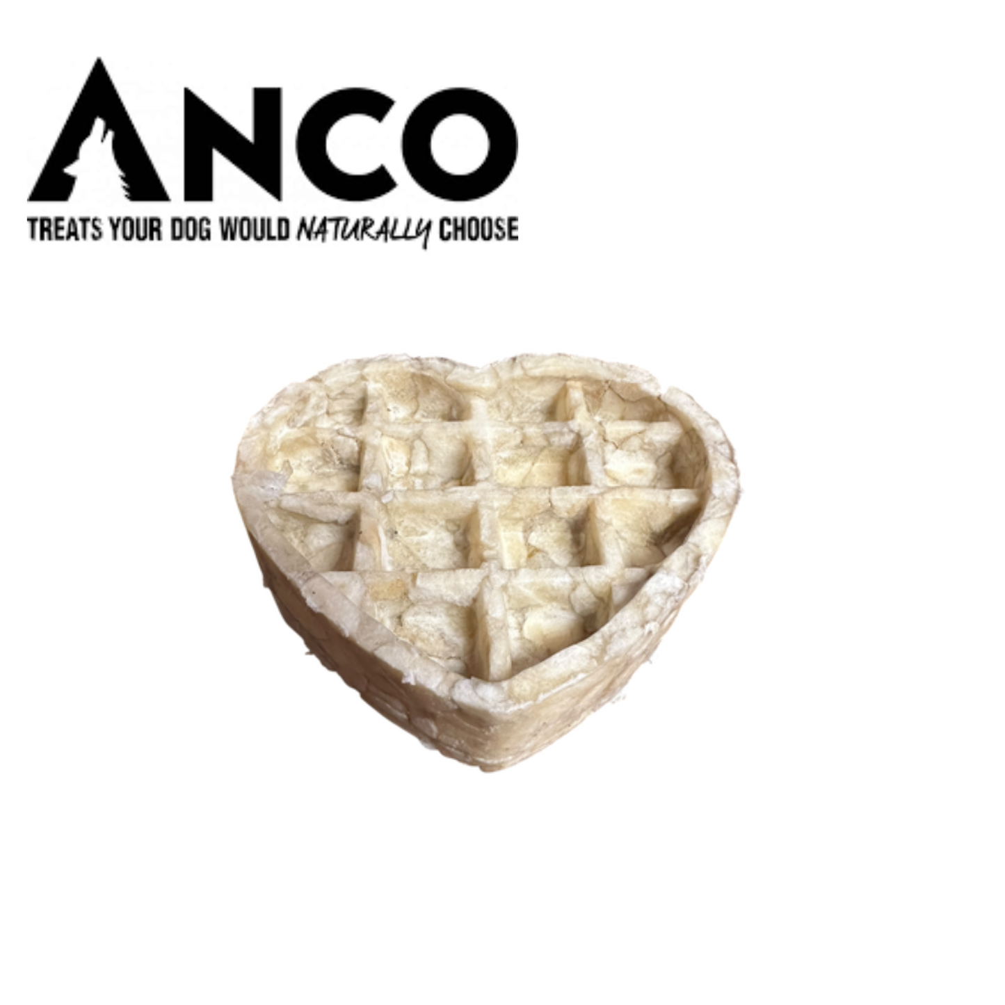 Anco Naturals Collagen Waffle Heart Small