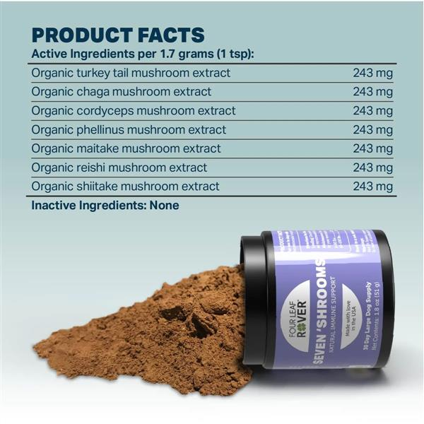 Seven 'Shrooms 51g - Immune Support