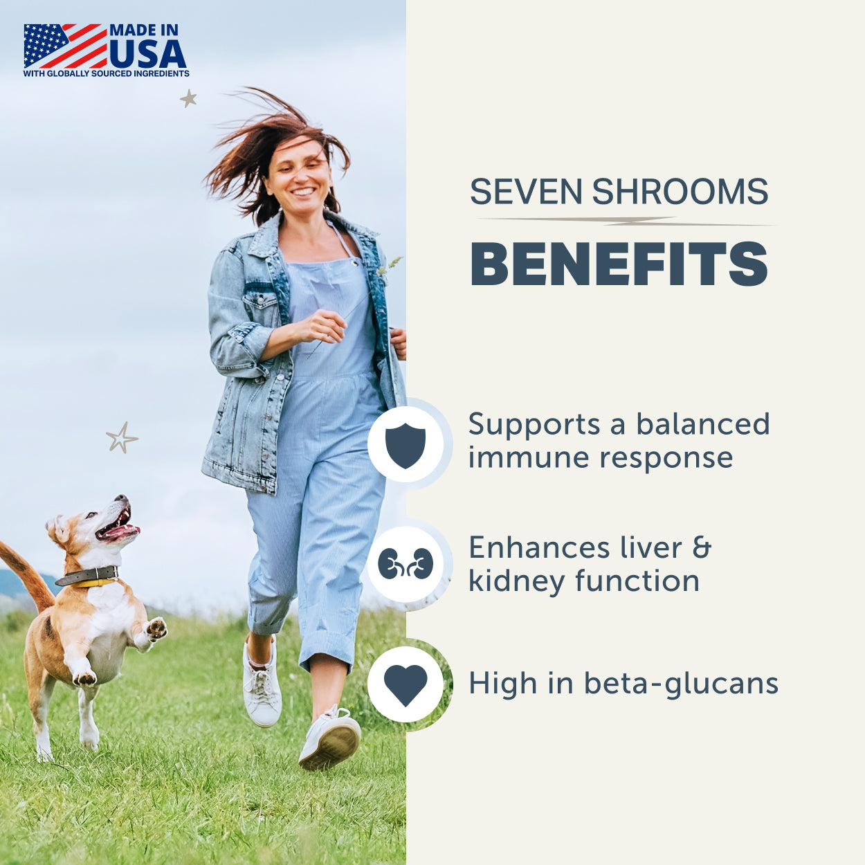 Seven 'Shrooms 80g - Immune Support