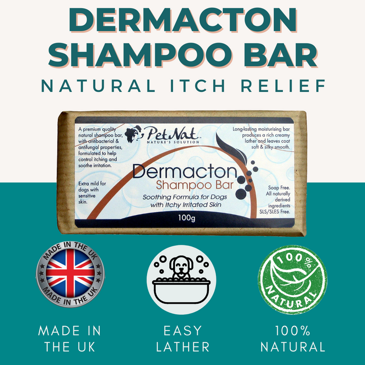 Dermacton Shampoo Bar for Itchy Dogs Aromesse